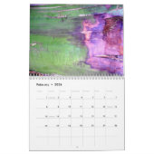 Natuurlijk Abstract op schors Kalender (Feb 2026)