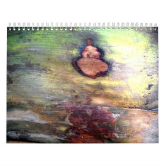 Natuurlijk Abstract op schors Kalender