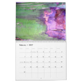 Natuurlijk Abstract op schors Kalender (Feb 2027)