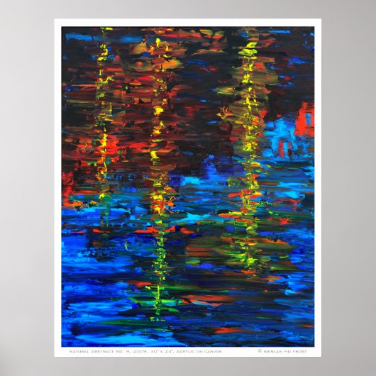 Natuurlijk Abstract Poster (Voorkant)