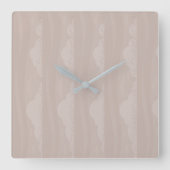 natuurlijk abstract vierkante klok (Voorkant)