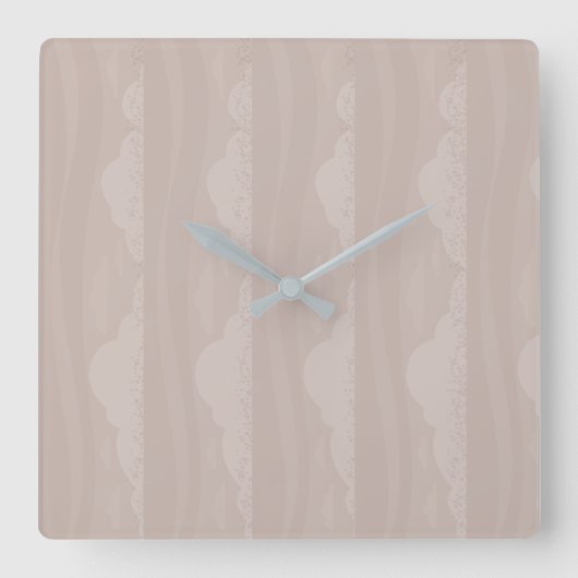 natuurlijk abstract vierkante klok (Voorkant)