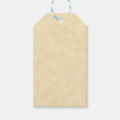 Natuurlijk Antiek perkamentpapier Cadeaulabel (Voorkant)