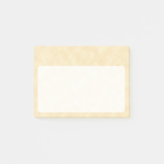 Natuurlijk Antiek perkamentpapier Post-it® Notes (Voorkant)