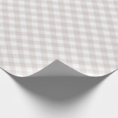 Natuurlijk beige buffelpatroon cadeaupapier (Hoek)