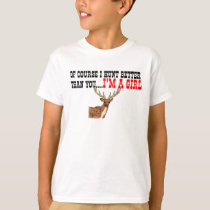 Natuurlijk ben ik beter dan jij...Ik ben een meisj T-shirt