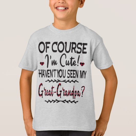 Natuurlijk ben ik blij dat je mijn opa hebt gezien t-shirt (Voorkant)