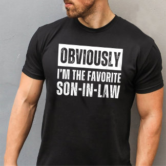 Natuurlijk ben ik de favoriete schoonzoon grappig t-shirt