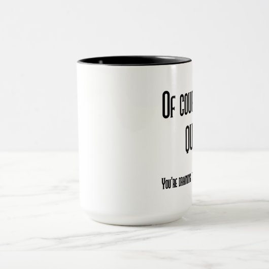 Natuurlijk ben ik een stille Mok (Midden)