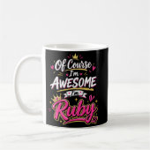 Natuurlijk ben ik geweldig, ik ben Ruby Koffiemok (Links)