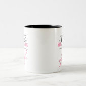 Natuurlijk ben ik Geweldige dat ik Abigail ben Tweekleurige Koffiemok (Center)