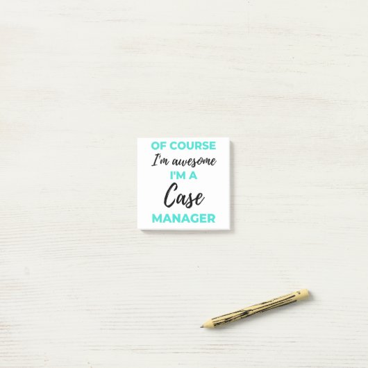 Natuurlijk ben ik Geweldige dat ik een Hoesje mana Post-it® Notes (Op bureau)