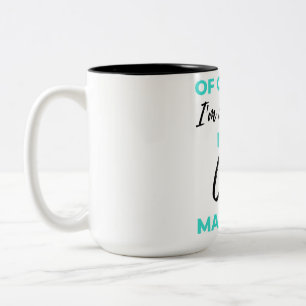 Natuurlijk ben ik Geweldige dat ik een Hoesje mana Tweekleurige Koffiemok