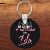 Natuurlijk ben ik Geweldige dat ik Isla ben Sleutelhanger (Voorkant)