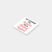 Natuurlijk ben ik Geweldige dat ik medisch assiste Post-it® Notes (Schuin)