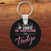 Natuurlijk ben ik Geweldige dat ik Penelope heet Sleutelhanger (Voorkant)