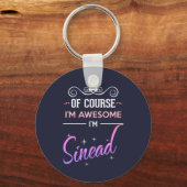 Natuurlijk ben ik Geweldige naam Sleutelhanger (Voorkant)