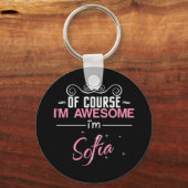 Natuurlijk ben ik Geweldige Sofia Sleutelhanger (Voorkant)