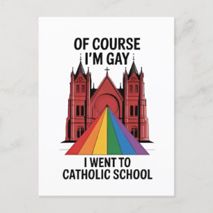 Natuurlijk ben ik homo, ik ging naar de katholieke feestdagenkaart