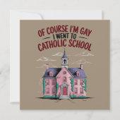 Natuurlijk ben ik homo, ik ging naar de katholieke kaart (Voorkant)