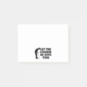 Natuurlijk ben je bij je Golfing Post-it® Notes (Voorkant)