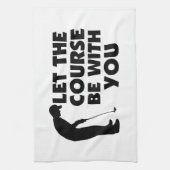 Natuurlijk ben je bij je Golfing Theedoek (Verticaal)