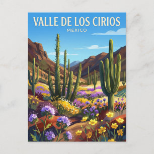 Natuurlijk beschermd gebied Valle de los Cirios Me Briefkaart