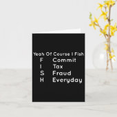 Natuurlijk beveel ik elke dag belastingfraude kaart (Gele Bloem)