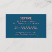 Natuurlijk biologisch | Aardbei Jam | Handgemaakte Visitekaartje (Achterkant)