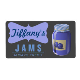 Natuurlijk Biologisch | Blauwe-bessenjam | Ambacht Etiket