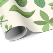 Natuurlijk blad inpakpapier (Rol Hoek)