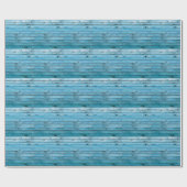 Natuurlijk blauw hout, gestructureerde achtergrond cadeaupapier (Vlak)