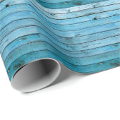 Natuurlijk blauw hout, gestructureerde achtergrond cadeaupapier (Rol Hoek)