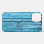 Natuurlijk blauw hout, gestructureerde achtergrond Case-Mate iPhone case (Achterkant (horizontaal))