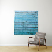 Natuurlijk blauw hout, gestructureerde achtergrond wandkleed (In situ)