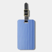 natuurlijk blauw rimpelwater bagagelabel (Voorkant verticaal)