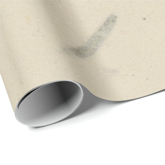 Natuurlijk Bloemengras Groen Ivoor Beige Creamy Cadeaupapier (Rol Hoek)