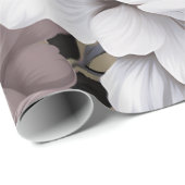 Natuurlijk bloemige elegante essentie cadeaupapier (Rol Hoek)