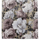 Natuurlijk bloemige elegante essentie douchegordijn (Voorkant)