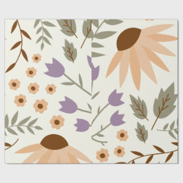Natuurlijk bloemverpakkings papier