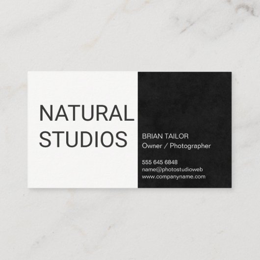 Natuurlijk | Bomen Visitekaartje (Achterkant)