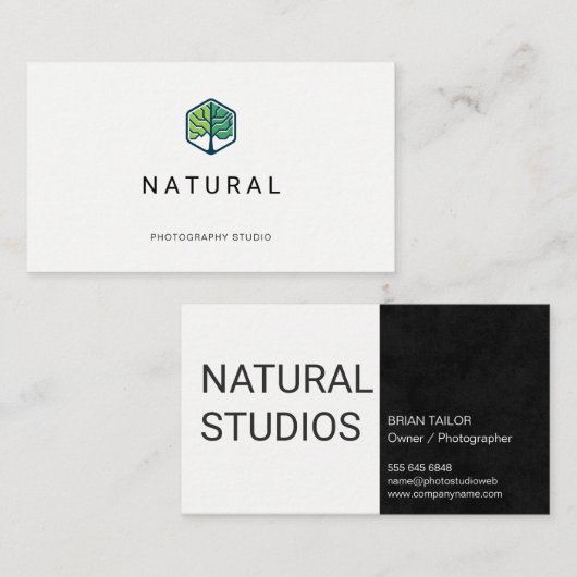 Natuurlijk | Bomen Visitekaartje (Voorkant / Achterkant)