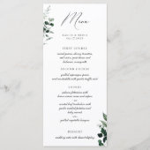 Natuurlijk Botanisch Groene Menu (Voorkant)