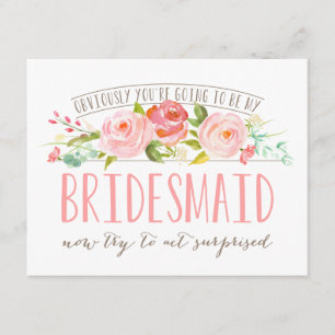 Natuurlijk Bridesmaid Roos Garden Kaart