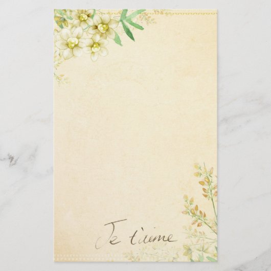 Natuurlijk Briefpapier papier van Floral (Voorkant)