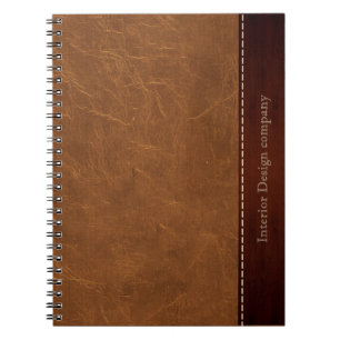 Natuurlijk bruin leder notitieboek