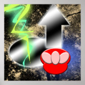 natuurlijk camouflage-Poster Poster (Voorkant)