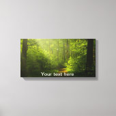 Natuurlijk canvas afdruk (Voorkant)