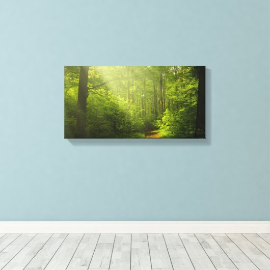 natuurlijk canvas afdruk (Insitu (Houten vloer))