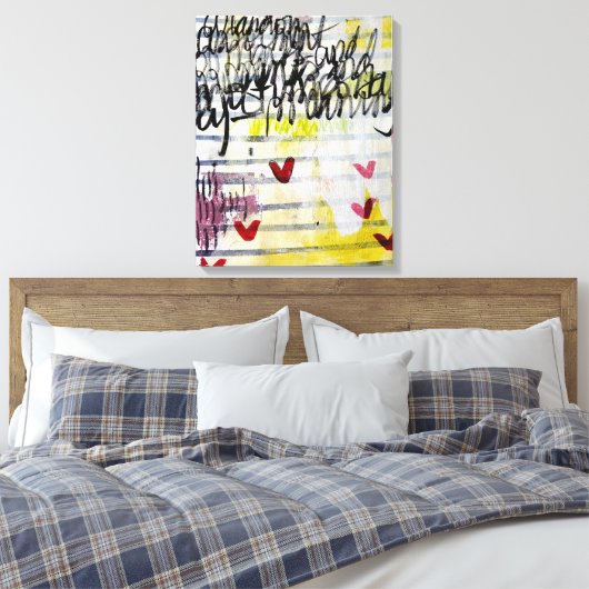 Natuurlijk Canvas Afdruk (Insitu (Slaapkamer))